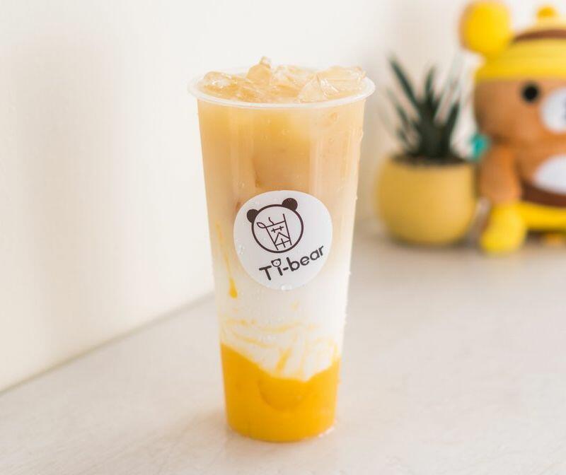 Mango Genmaicha Latte